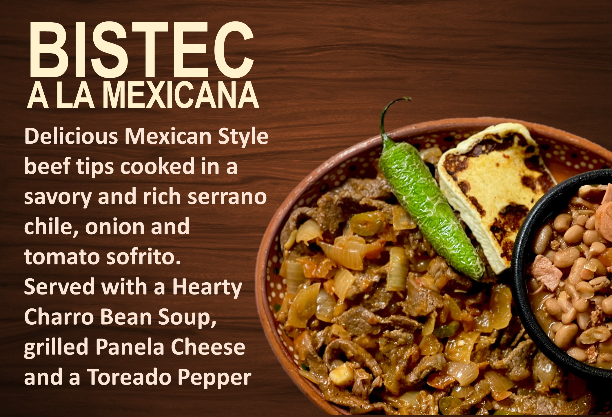 BISTEC A LA MEXICANA